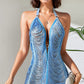 Low Cut Fringe Chemise