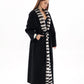 Genuine French Orylag Fur Italian Cashmere Wool Coat