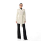Opera Cashmere Blend Overcoat in White