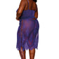 Plus Size Floral Lace and Velvet Slip Chemise