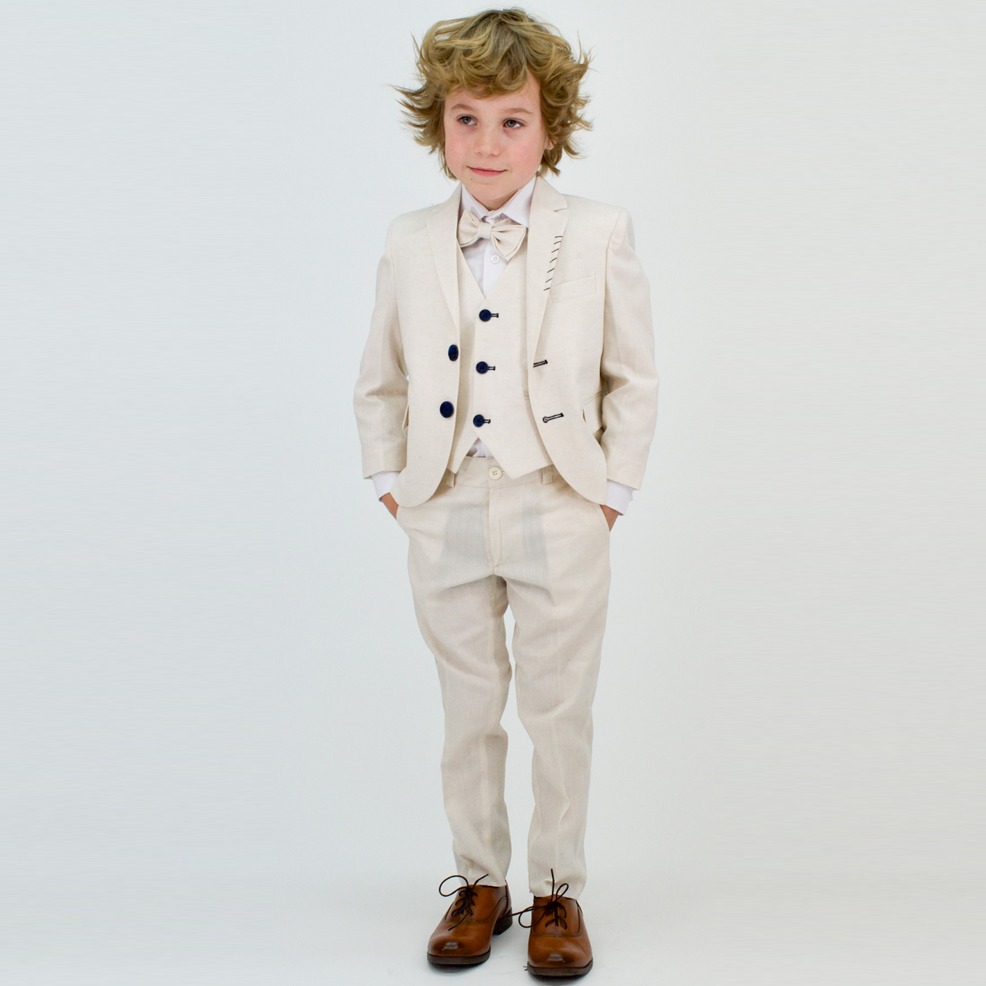 Linen Prince Boys Formal Suit-0
