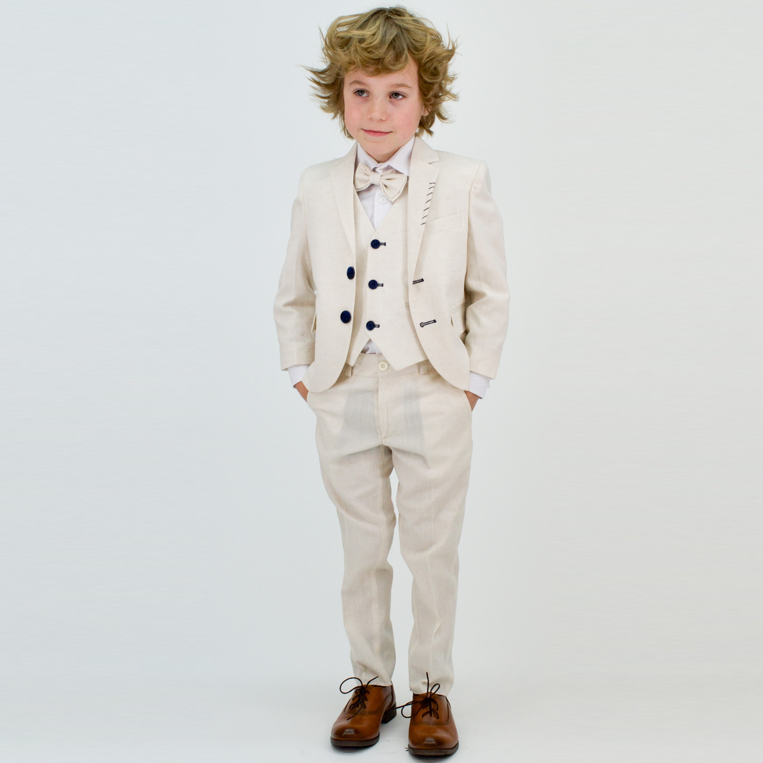 Linen Prince Boys Formal Suit-0