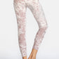 Trophy Yoga velvet cropped leggings made in USA, shown in a soft stretch fabric silhouette