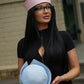 Sailor Linen Hat in Pink