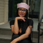 Sailor Linen Hat in Pink