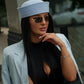 Sailor Linen Hat in Blue