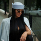 Sailor Linen Hat in Blue