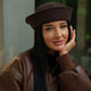 Sailor Collare Hat in Dark Chocolate