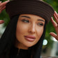 Sailor Collare Hat in Dark Chocolate