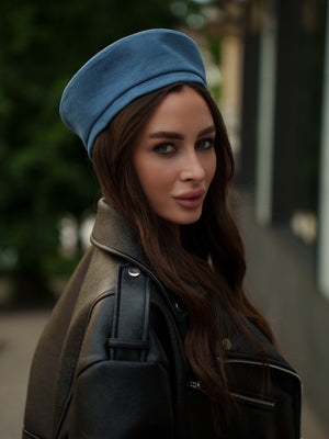 Paris Hat in Blue