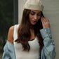 Docker Cap in Sand Denim