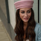 Pierced Paris Hat in Pink