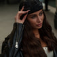 Docker Cap in Black Denim