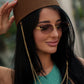 Hartym Double Chain Hat in Chocolate