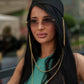 Hartym Double Chain Hat in Black