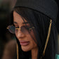 Hartym Double Chain Hat in Black