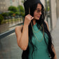 Hartym Double Chain Hat in Black