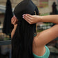 Hartym Double Chain Hat in Black
