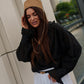 Palomna Double Chain Pierced Hat in Dark Beige