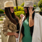 Tribli Doble-Chain Paper Straw Hat