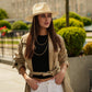 Tribli Doble-Chain Paper Straw Hat