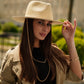 Tribli Doble-Chain Paper Straw Hat