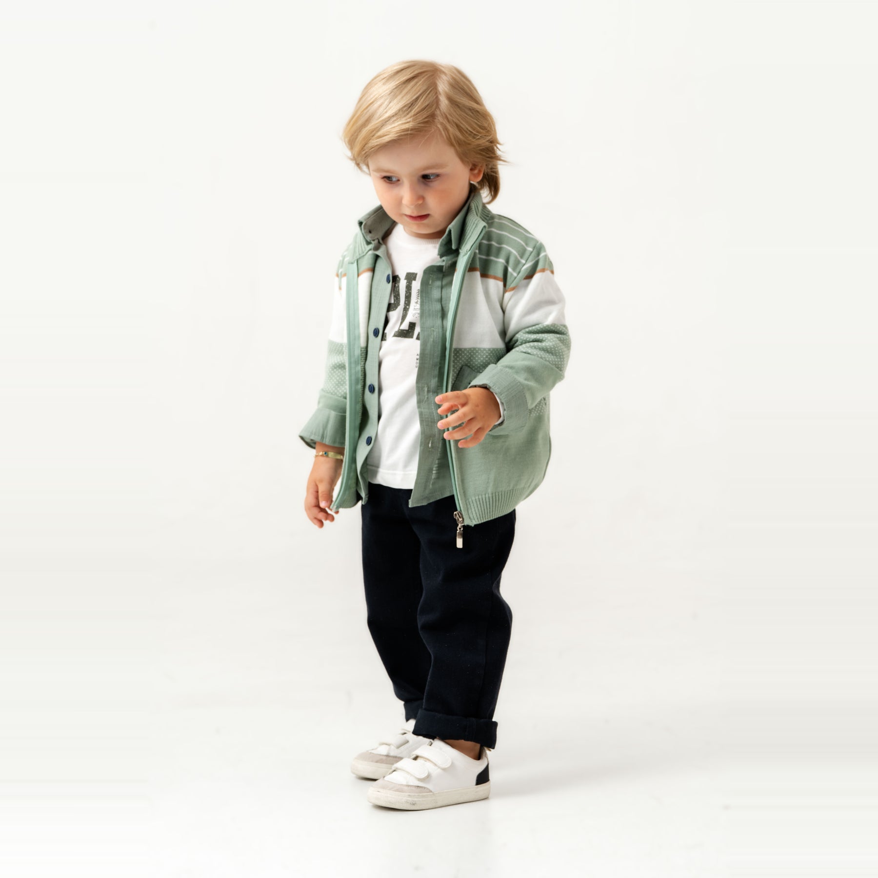 Stylish James Boys 4PC Sweater Set-0