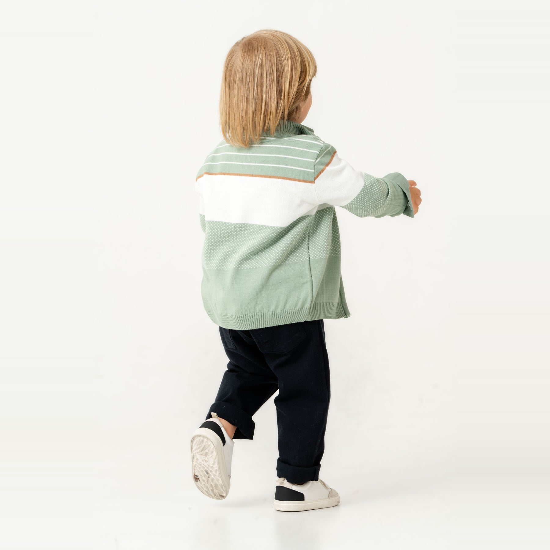 Stylish James Boys 4PC Sweater Set - Farnelli