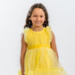 Canary Yellow Girls Formal Dress-4
