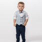 Macho Blue Formal Boys Suit-1