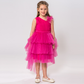 Fanny Fushia Short Dress - Farnelli