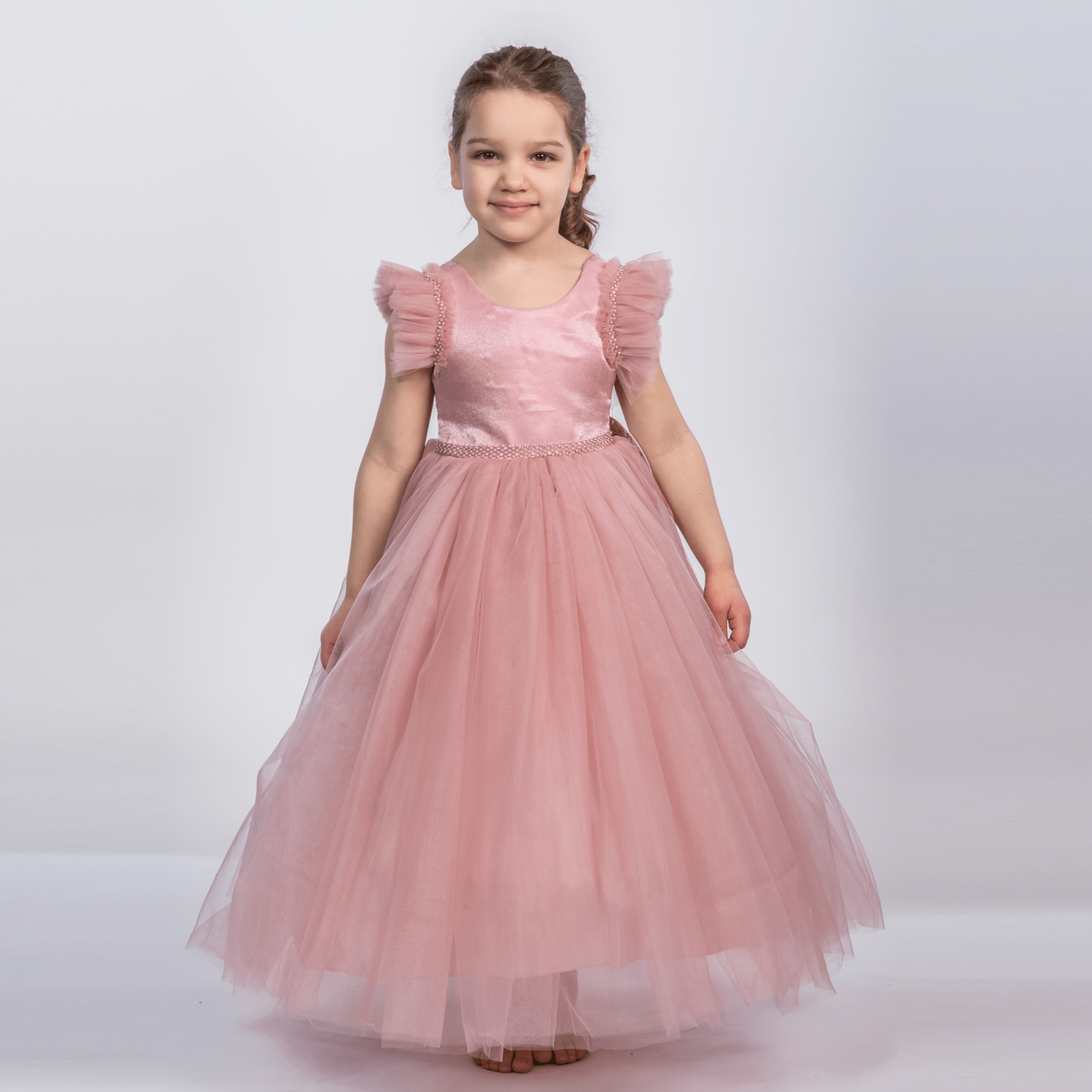 The Cutest Princess Girls Formal Dress-0