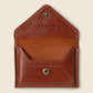 Mini Envelope Wallet with RFID Protection - Chocolate