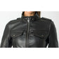 Daisy Leather Black Jacket – Women’s Leather Jacket