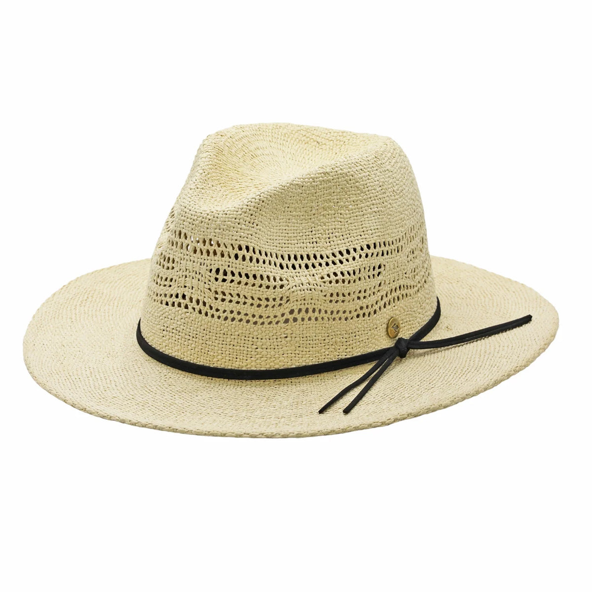 Peter Grimm Dario straw fedora hat by HatCountry with a classic crown and structured brim