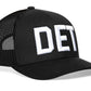 Detroit Trucker Hat  |  Block Snapback
