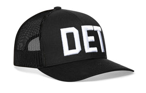 Detroit Trucker Hat  |  Block Snapback
