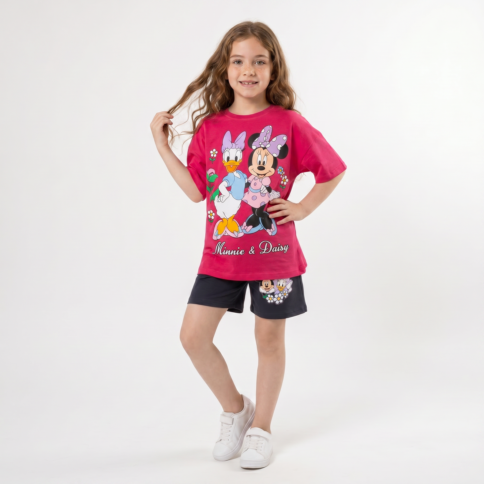 Sweet Duo Girls Short Set-0