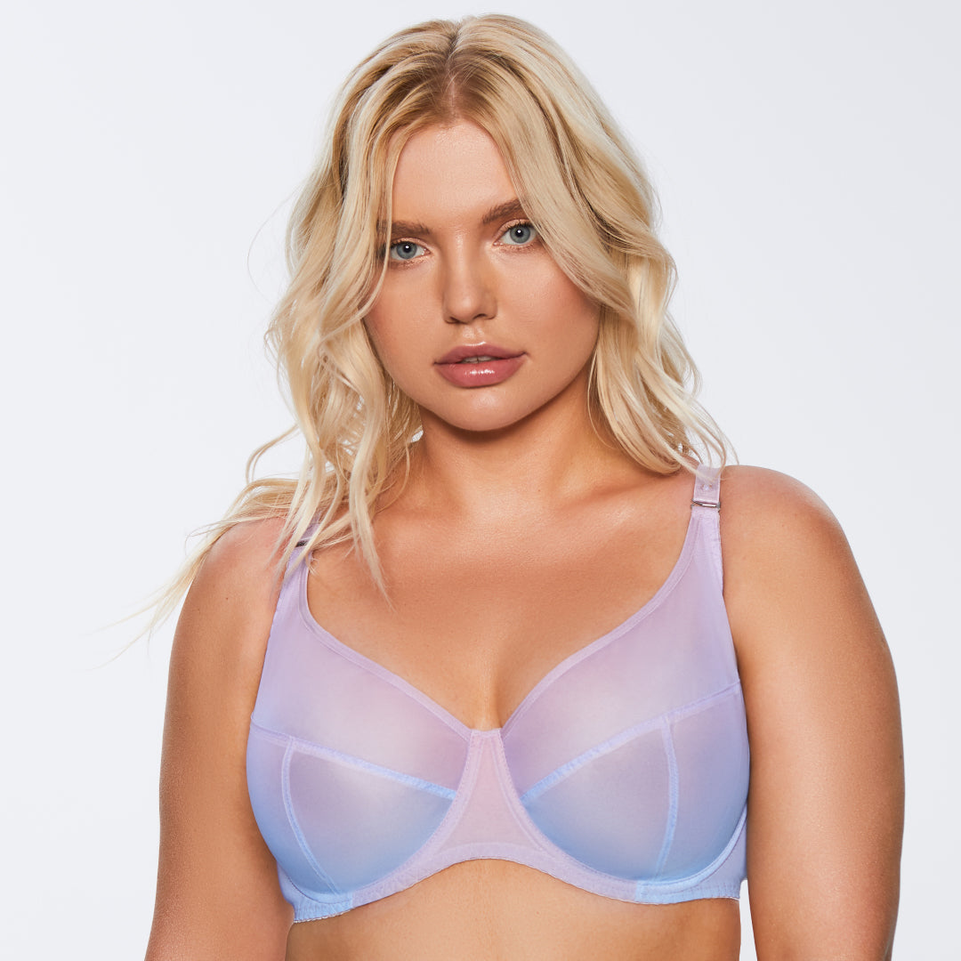 Kinga Digital Sheer Mesh Full Busted Bra-0