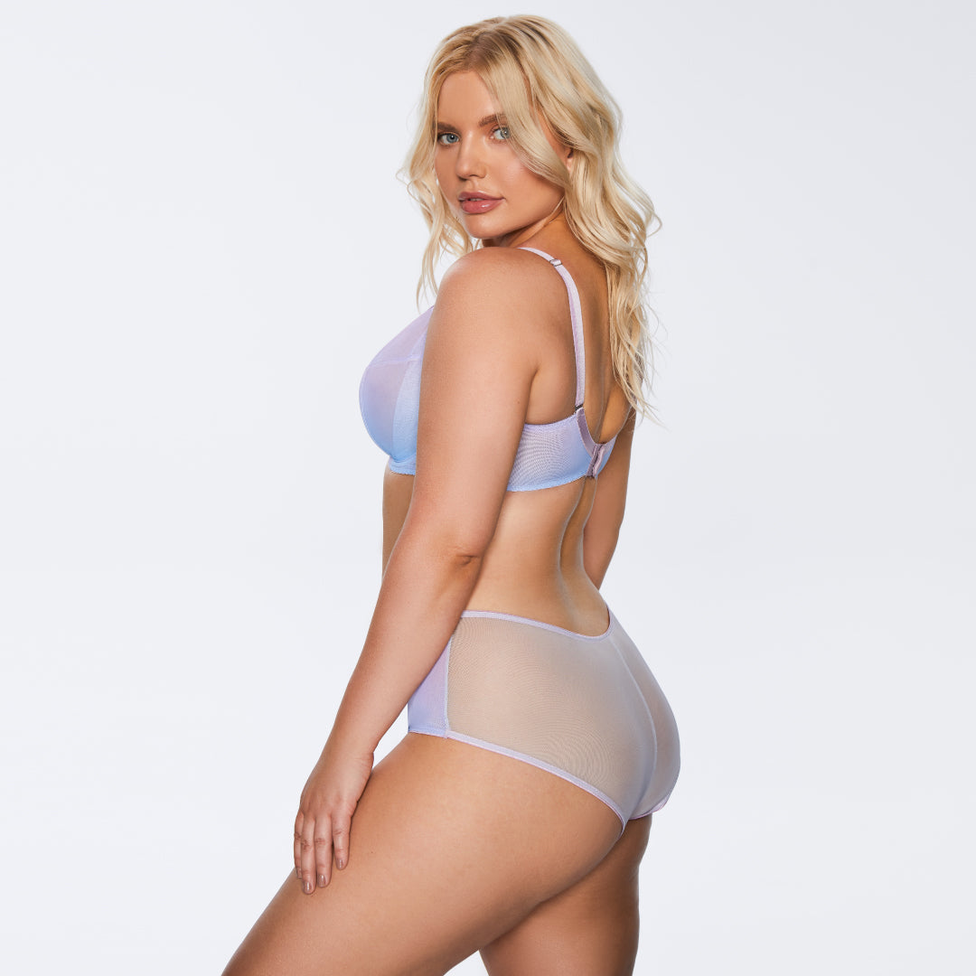 Kinga Digital Sheer Mesh Full Busted Bra-3