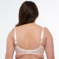 Samanta Donna Powder Rose Sheer Mesh 3-Part Full Cup Bra-1
