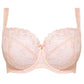 Samanta Donna Powder Rose Sheer Mesh 3-Part Full Cup Bra-2
