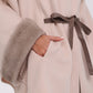 Genuine Mink Fur Double Face Wool Poncho