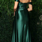 Nox Anabel E1043 Bustier Corset Satin Dress Detachable Off Shoulder Straps