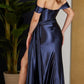 Nox Anabel E1043 Bustier Corset Satin Dress Detachable Off Shoulder Straps