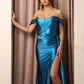 Nox Anabel E1043 Bustier Corset Satin Dress Detachable Off Shoulder Straps