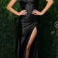 Nox Anabel E1044 Bustier Spaghetti Strap Corset A-Long Dress