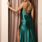 Nox Anabel E1044 Bustier Spaghetti Strap Corset A-Long Dress