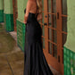 Nox Anabel E1488 Luxurious Shiny Satin Material A Sweetheart Neckline & Slit