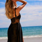 Nox Anabel E1711 Sheer Corset Beaded Applique Dress with Slit